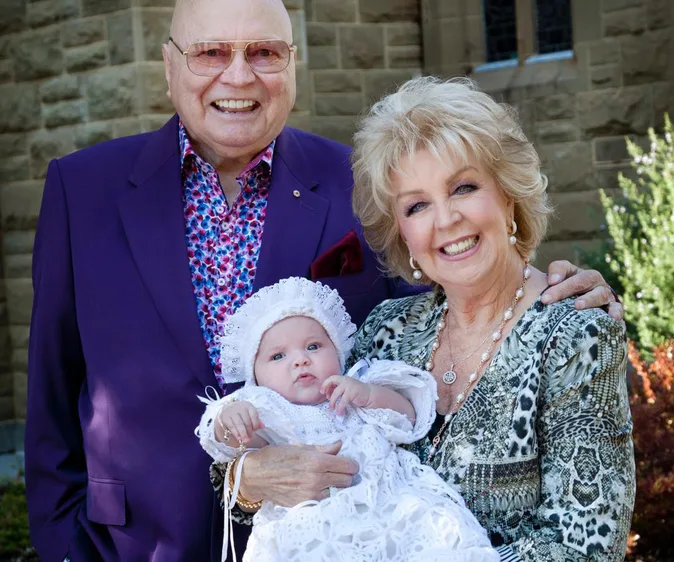 Bert and Patti Newton share rare intimate family portrait